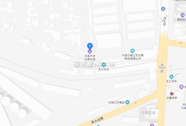 大连木材交易市场图片