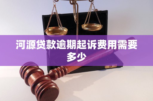 河源贷款逾期起诉费用需要多少