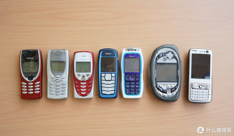 回忆满满的诺基亚手机：NOKIA 8210、8250、8310、3100、3220、QD、N73